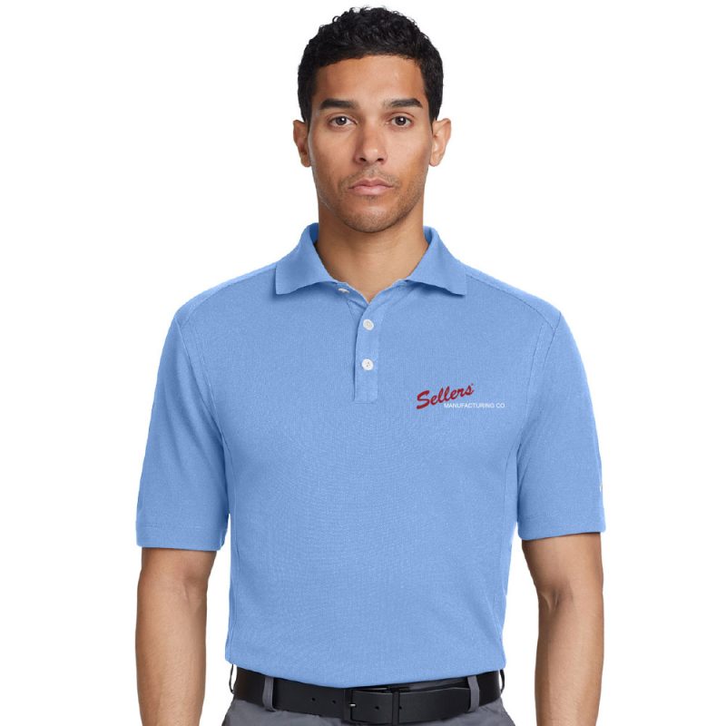 Light Blue Nike Dri Fit Classic Polo