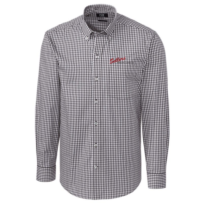 Charcoal Cutter & Buck Long Sleeve Button Down